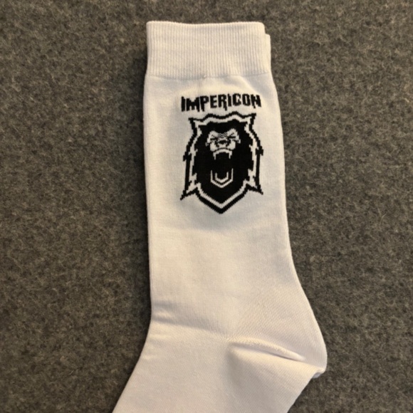 IMPERICON Lion White Socks NWT (Imported from Germany) - Picture 6 of 12